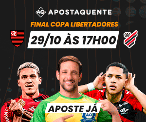 Neste sábado (29/10), Flamengo e Athletico se enfrentam pela final da Libertadores de 2022. Veja como apostar na final da Libertadores 2022.
